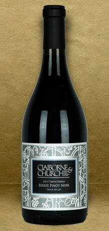 Claiborne and Churchill Twin Creeks Estate Pinot Noir 2017 Red Wine