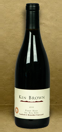 Ken Brown Wines Sanford and Benedict Pinot Noir 2018 Red Wine
