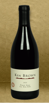 Ken Brown Wines Sta. Rita Hills Pinot Noir 2022 Red Wine