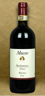 Musso Barbaresco Pora Riserva DOCG 2016 Red Wine