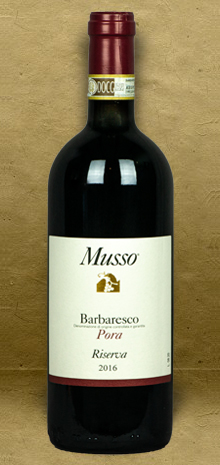 Musso Barbaresco Pora Riserva DOCG 2016 Red Wine