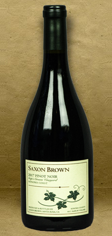 Saxon Brown Gap's Crown Vineyard Pinot Noir 2017 Red Wine