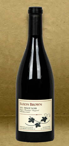 Saxon Brown Jasper Freestone Vineyard Sonoma Coast Pinot Noir 2021 Red Wine