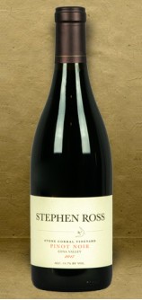 Stephen Ross Wine Cellars Stone Corral Pinot Noir 2017 Red Wine