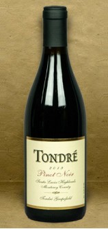 Tondre Wines Santa Lucia Highlands Tondre Grapefield Pinot Noir 2019 Red Wine