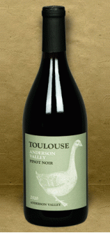 Toulouse Vineyards Anderson Valley Pinot Noir 2020 Red Wine