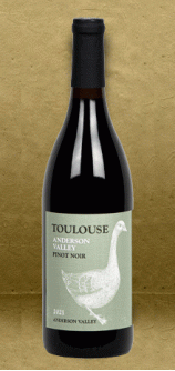 Toulouse Vineyards Anderson Valley Pinot Noir 2021 Red Wine