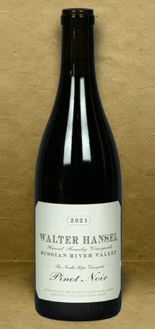 Walter Hansel North Slope Vineyard Russian River Valley Pinot Noir 2021 Red Wine