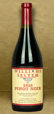 Williams Selyem Russian River Valley Pinot Noir 2020 Red Wine