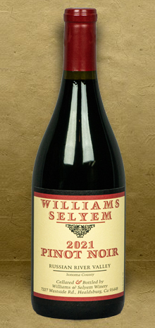 Williams Selyem Russian River Valley Pinot Noir 2021 Red Wine