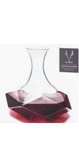 Raye Faceted Lead-free Crystal Wine Decanter by Viski