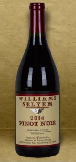 Williams Selyem Sonoma Coast Pinot Noir 2014 Red Wine Williams Selyem Sonoma Coast Pinot Noir 2014 Red Wine